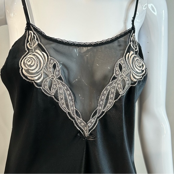 Vintage Jean Christophe Satin Nightgown - Picture 4 of 12